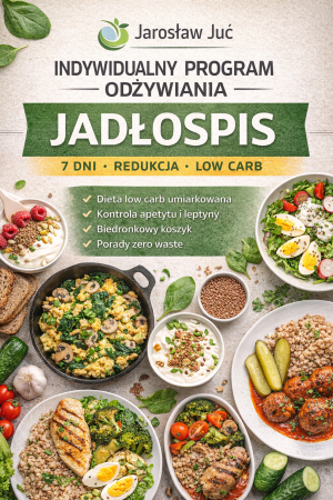 7-dniowy jadłospis 1500 kcal, 3-posiłkowy